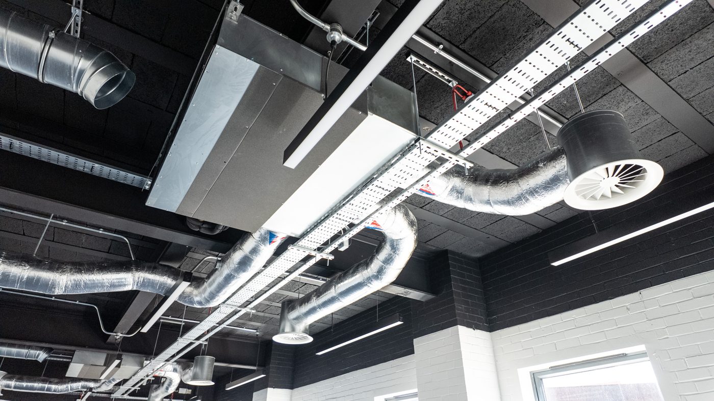 Warehouse services and roof structure