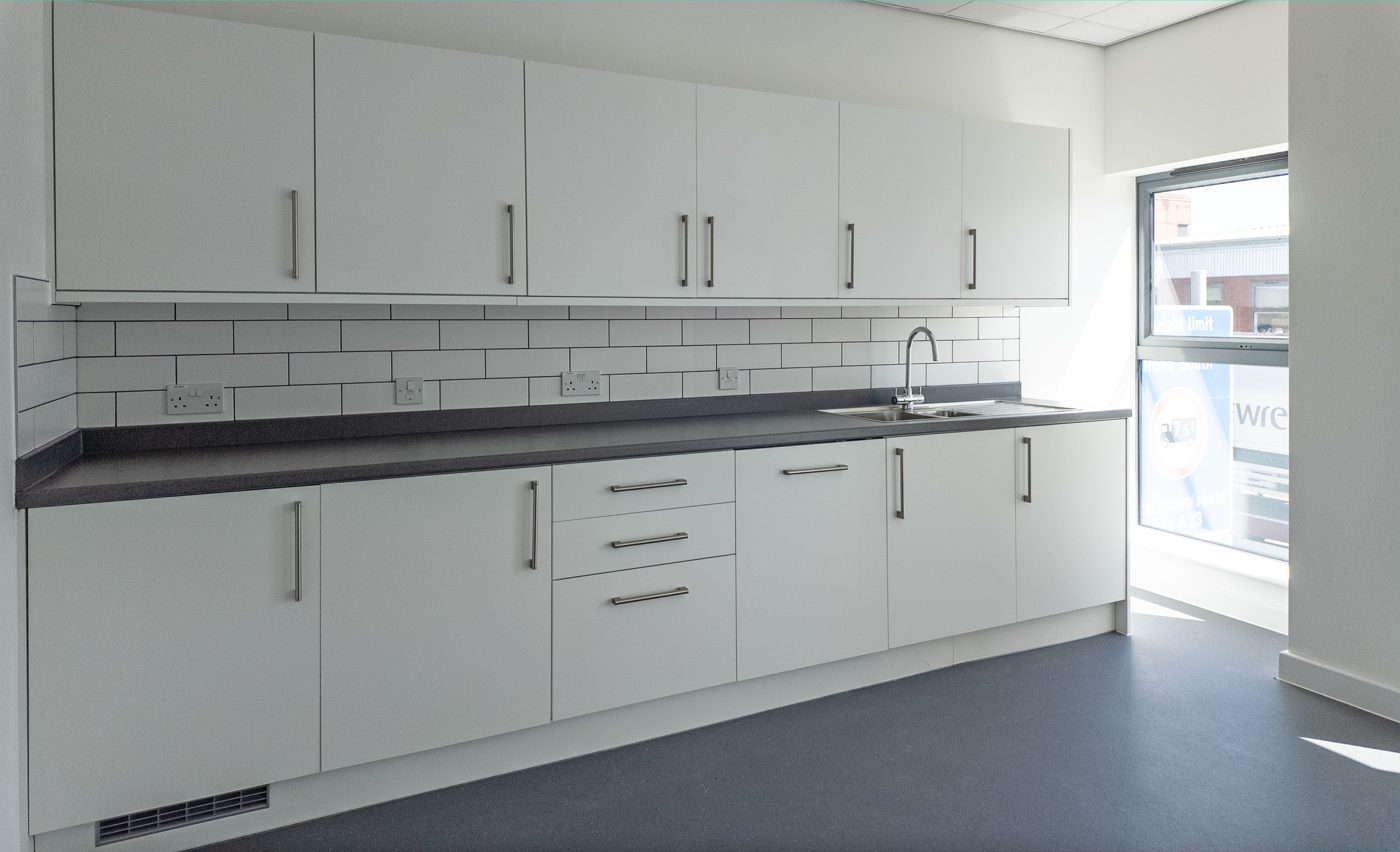 Fitted office kitchen