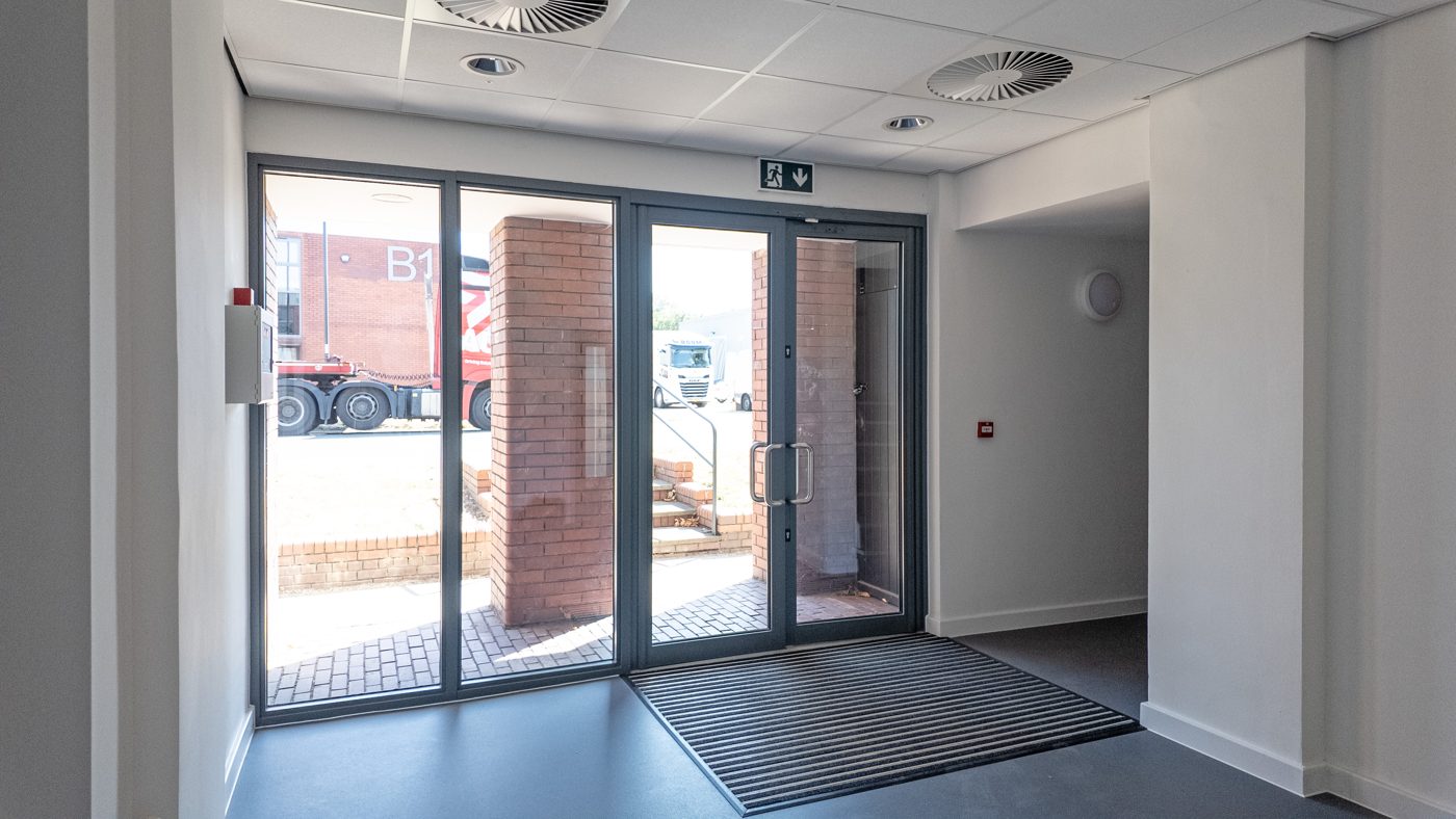 Entrance and reception area