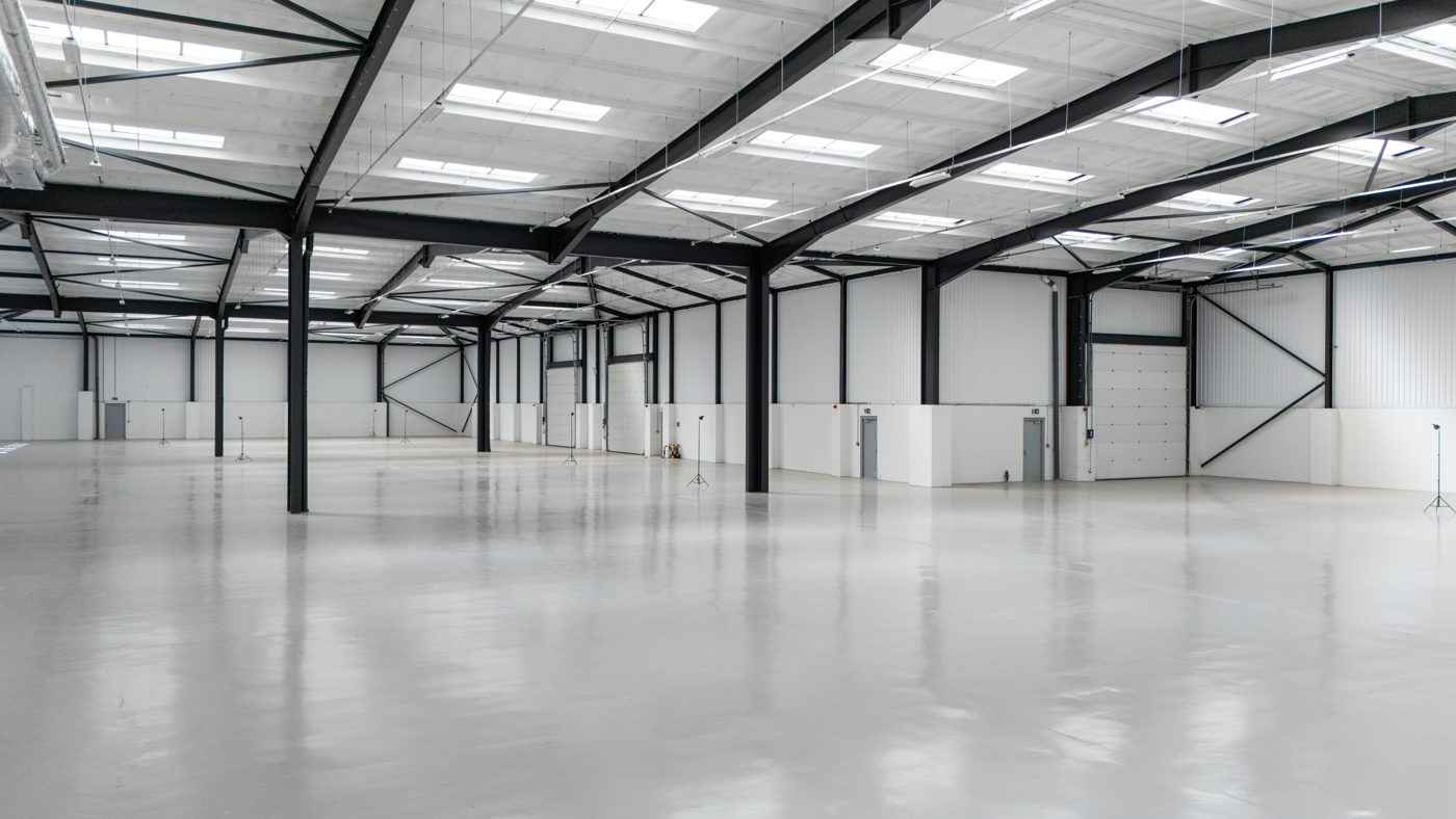 Refurbished warehouse interior at Perimeter One