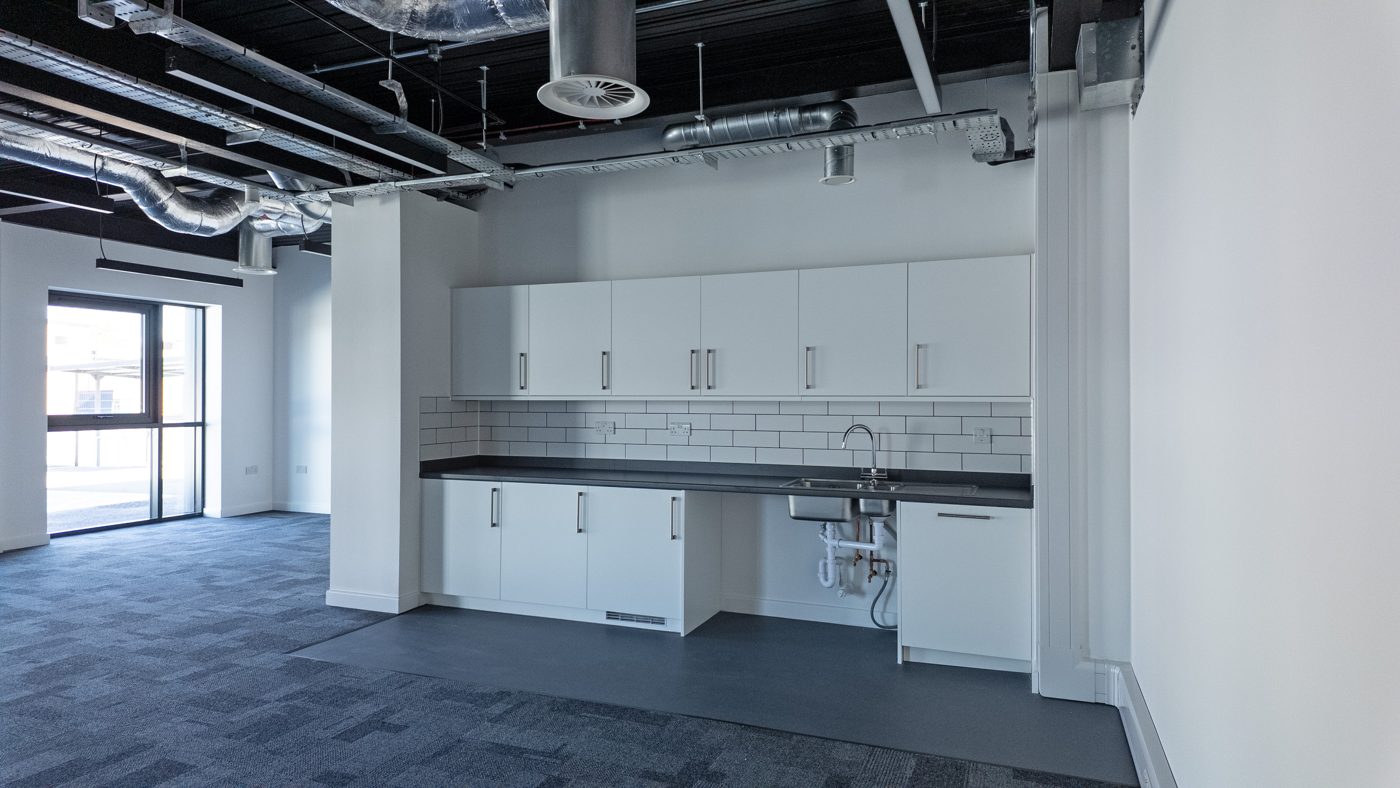Fitted office kitchen