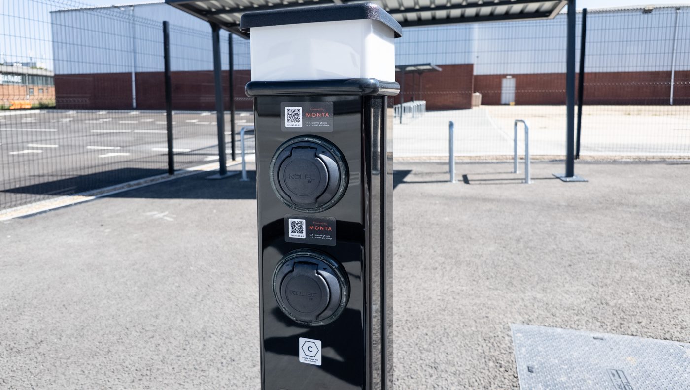 On-site EV charging point